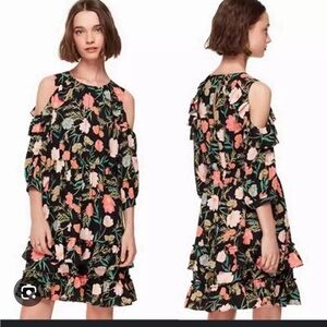 Kate Spade cold shoulder floral dress